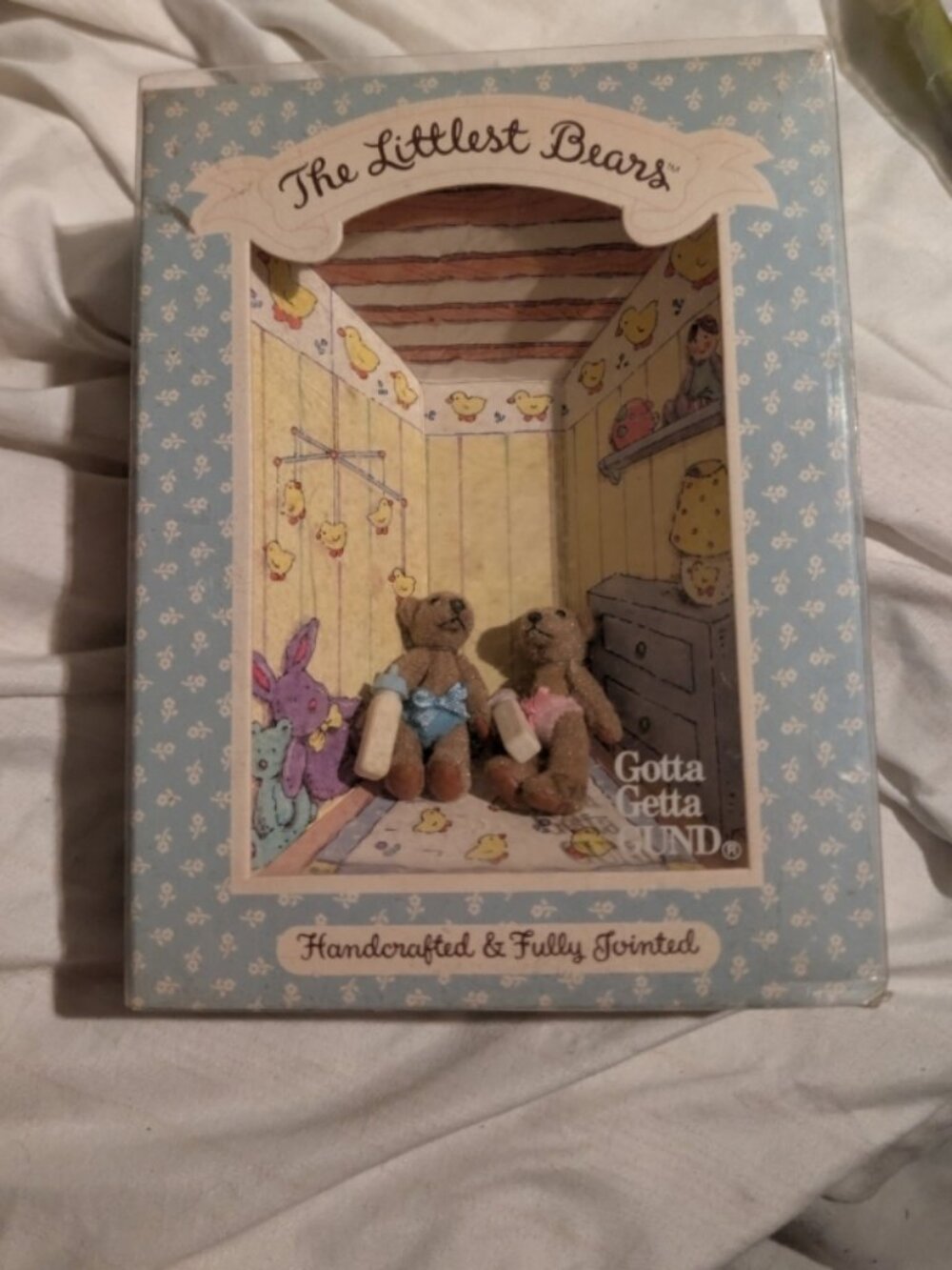 NEW Sealed Gund The Littlest Bears Handmade The Twins Teddy Bear 1994